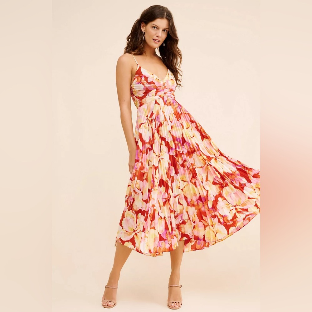 ASTR the Label Blythe Pleated Dress